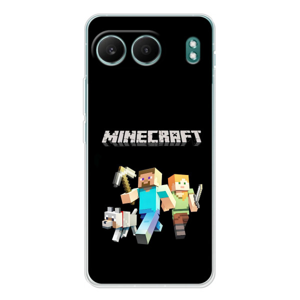 Чохол Майнкрафт на OnePlus Nord 4 (AlphaPrint) Minecraft – герої Minecraft