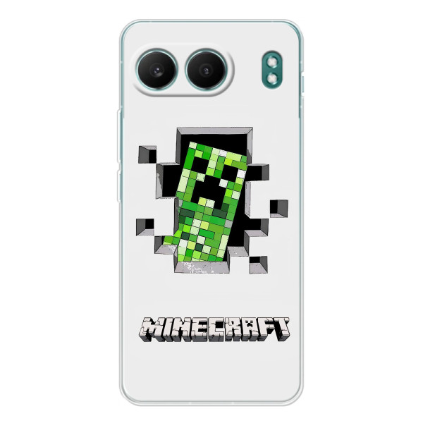 Чохол Майнкрафт на OnePlus Nord 4 (AlphaPrint) Minecraft – кріпер Майнкрафт