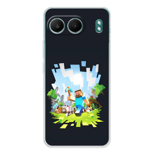 Чохол Майнкрафт на OnePlus Nord 4 (AlphaPrint) Minecraft – персонажі Minecraft