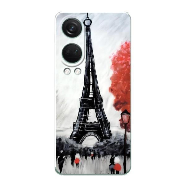 Чехол Эйфелева Башня для OnePlus Nord 4 - (AlphaPrint) – Башня в Париже