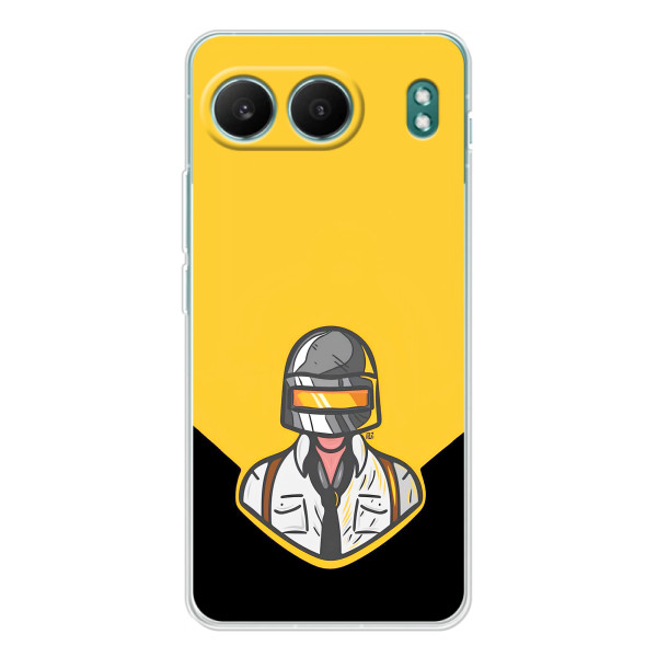 Чехол PUBG для ВанПлас Норд 4 (AlphaPrint) – Пабг в шлеме