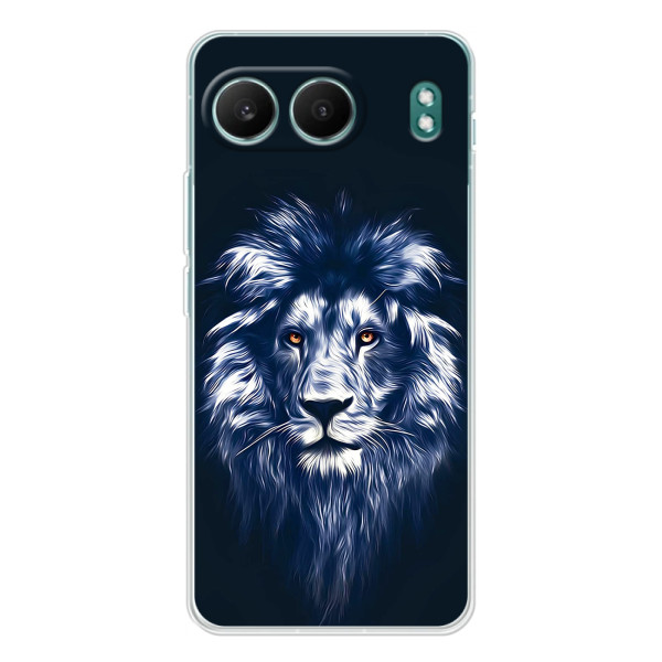 Чехол со Львом для OnePlus Nord 4 (VPrint) – Синий Лев