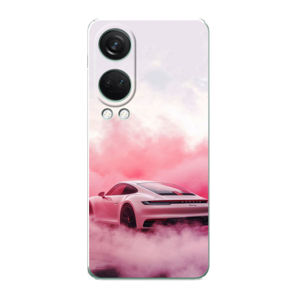Чохол з авто Порше для OnePlus Nord 4 – Рожевий Порше