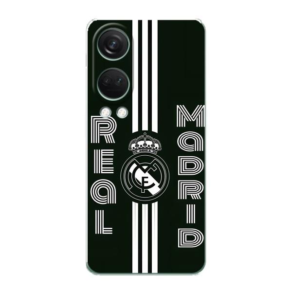 ФК Реал Мадрид чехлы для OnePlus Nord 4 (AlphaPrint) – черно белый Реал