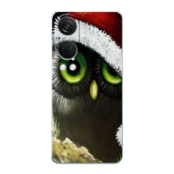 Новорічні Чохли для OnePlus НоРД 4 (VPrint) – Новорічна Сова