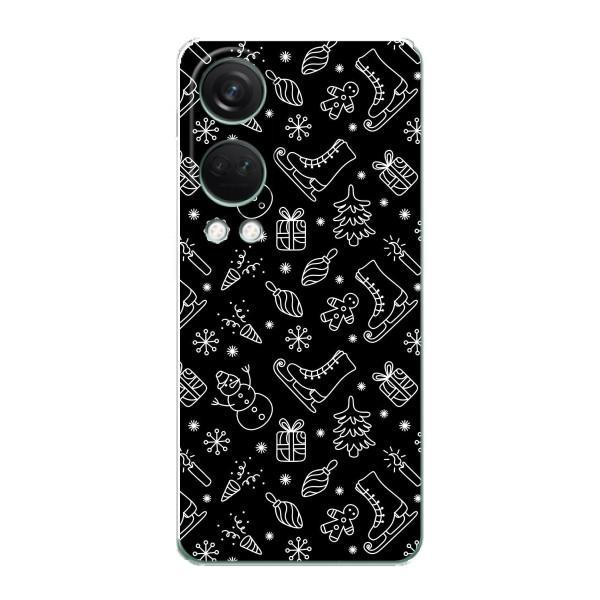 Новогодние, Праздничные Чехлы для OnePlus Nord 4 - 2024 год – Новогодний фон