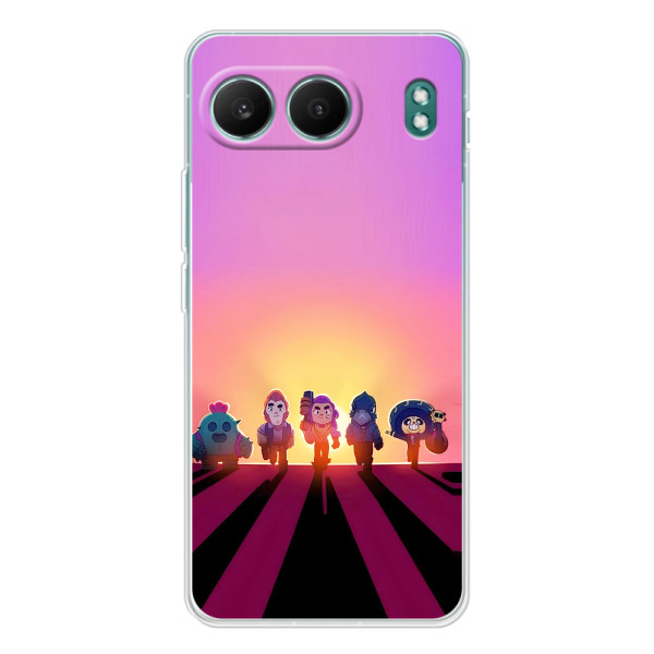 Силіконовый Чохол на OnePlus Nord 4 з картинкою Brawl Stars – Персонажі на заході сонця