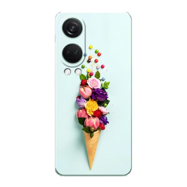 Чехлы с тематикой "ЦВЕТЫ" на OnePlus Nord 4 – Цветок-мороженное