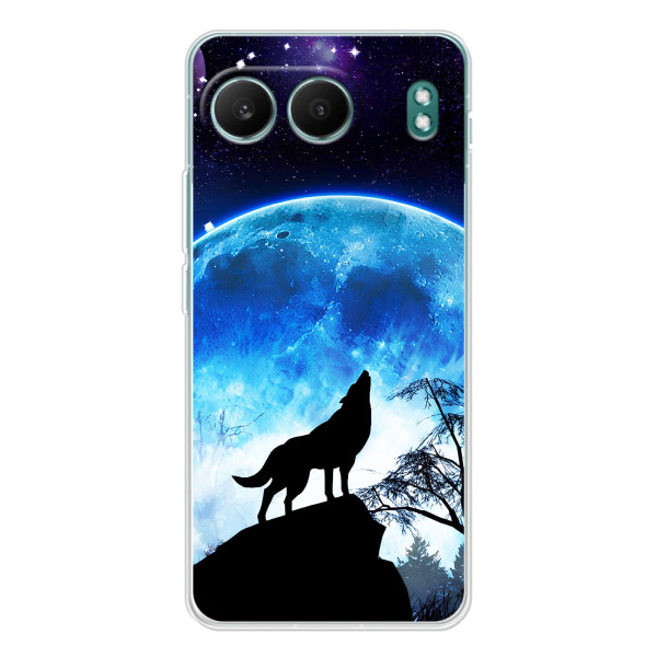 Защитные чехлы для ВанПлас Норд 4 (AlphaPrint) (ХИТ продаж) ВОЛК – Волк на луну