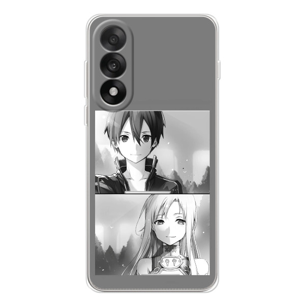 Чехол с персонажами АНИМЕ на OnePlus Nord 5 – Кирито-Асуна