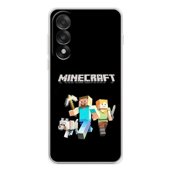 Чехол Майнкрафт на OnePlus Nord 5 (AlphaPrint) Minecraft – герои Minecraft
