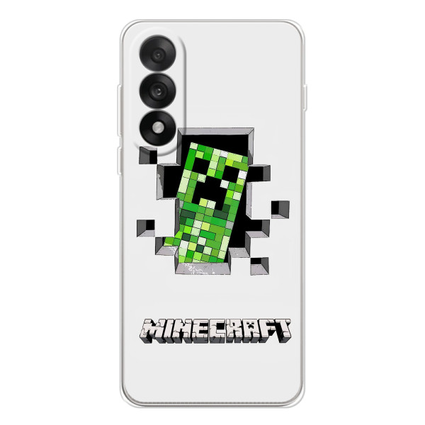 Чехол Майнкрафт на OnePlus Nord 5 (AlphaPrint) Minecraft – крипер Майнкрафт