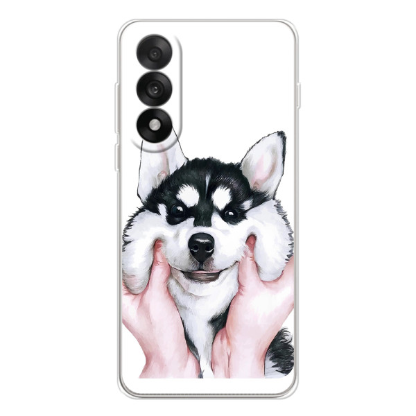 Бампер для OnePlus Nord 5 с картинкой "Песики" – Собака Хаски