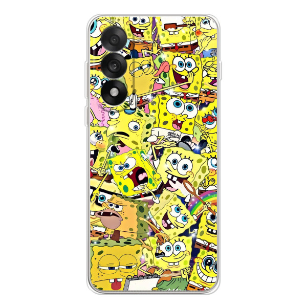 Силиконовый чехол Спанч Боб на Норд 5 – Спанч Боб Арт