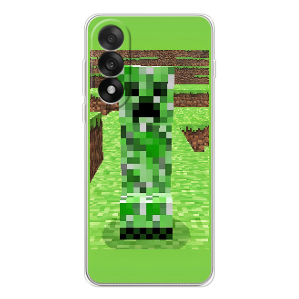Чехлы для OnePlus Nord 5 (Персонажи Майн Крафт) – Крипер 2