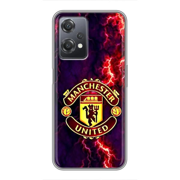 Чохол Манчестер Юнайтед для ВанПлас Норд СЕ 2 (5Г) (IV2201) (AlphaPrint) – вогняний Манчестер