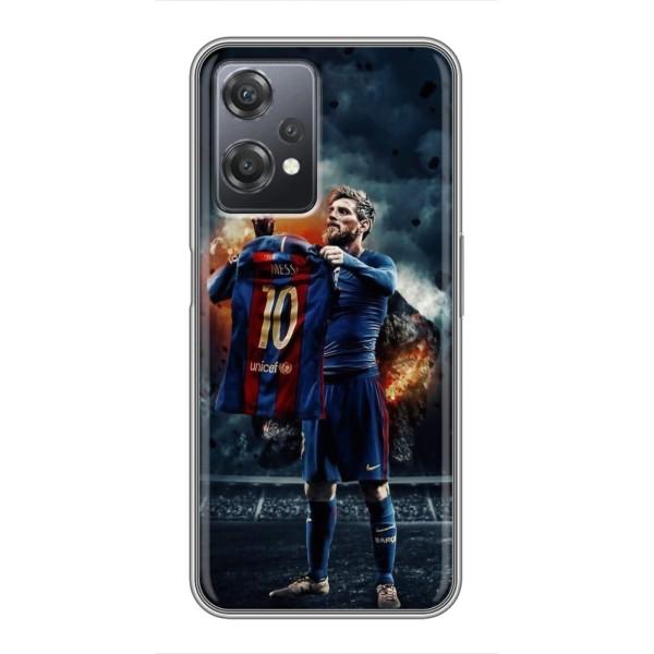 Чехол Месси футболист для OnePlus Nord CE 2 (5G) (IV2201) – Месси с футболкой