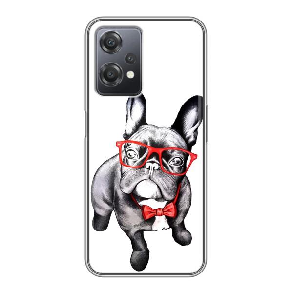 Бампер для OnePlus Nord CE 2 (5G) (IV2201) з картинкою "Песики" – В окулярах