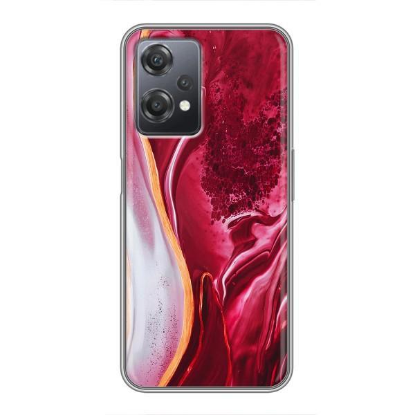 Чохли з тематикою "Мрамор" на ВанПлас Норд СЕ 2 (5G) – Червоний мрамор