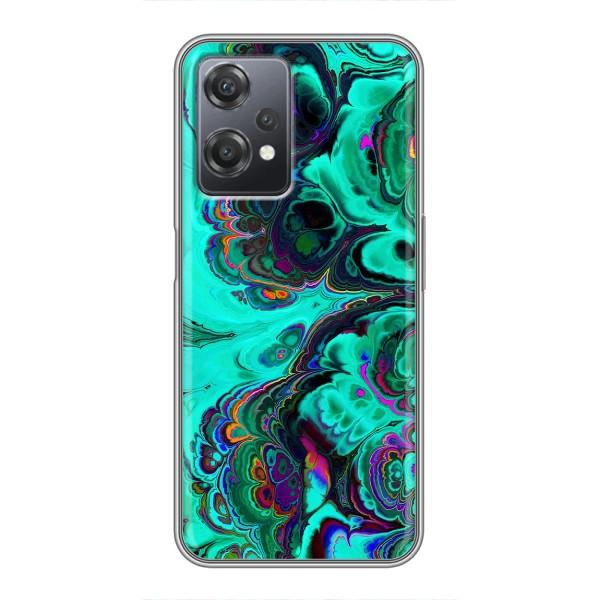 Чохли з тематикою "Мрамор" на ВанПлас Норд СЕ 2 (5G) – Салатний мрамор