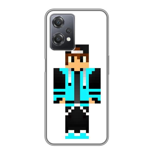 Чохли для OnePlus Nord CE 2 (5G) (IV2201) (Персонажі МайнКрафт) – Хлопчик у блакитному