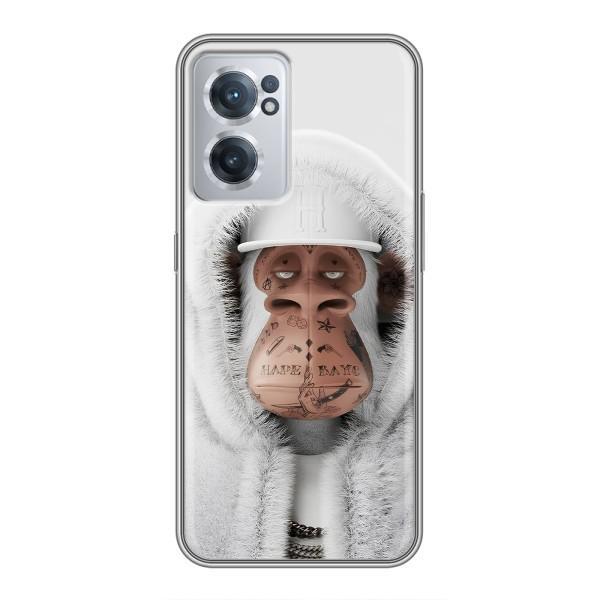 Чехлы с Обезьянами NFT для OnePlus Nord CE 2 Lite 5G (AlphaPrint) – обезьяна NFT в тату