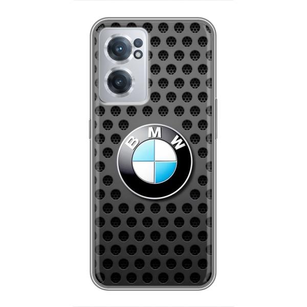 Чехол для ВанПлас Норд СЕ 2 Лайт 5G - с принтом БМВ (AlphaPrint) – Знак БМВ