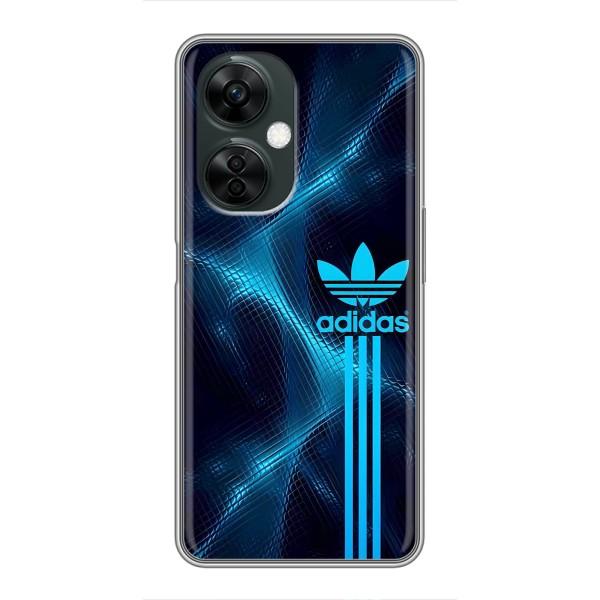 Чехлы Адидас для OnePlus Nord CE 3 Lite (AlphaPrint) – Синий Адидас
