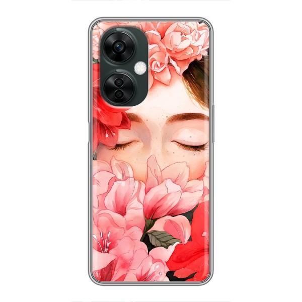 Чехлы (ART) Цветы на OnePlus Nord CE 3 Lite (VPrint) – Очі в квітах