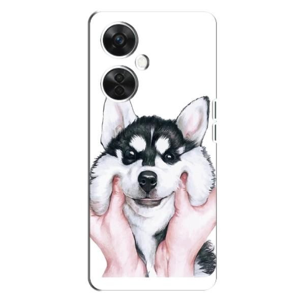 Чохол з Хаскі OnePlus Nord CE 3 Lite - (AlphaPrint) – Хаскі улибака