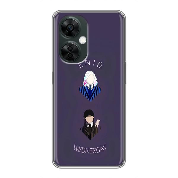Чехлы Венсдей на OnePlus Nord CE 3 Lite Уэнсдей (AlphaPrint) – Уэнздей и подруга