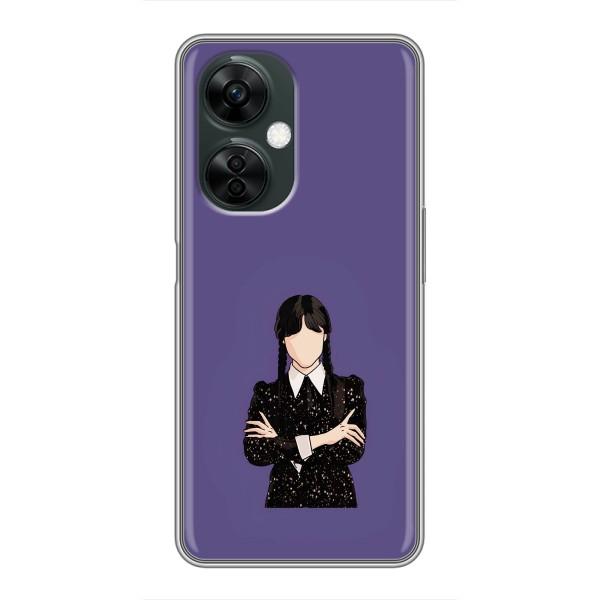 Чехлы Венсдей на OnePlus Nord CE 3 Lite Уэнсдей (AlphaPrint) – Уэнздей в черном