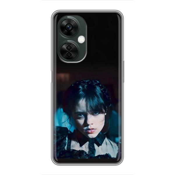Чехлы Венсдей на OnePlus Nord CE 3 Lite Уэнсдей (AlphaPrint) – взгляд Уэнздей