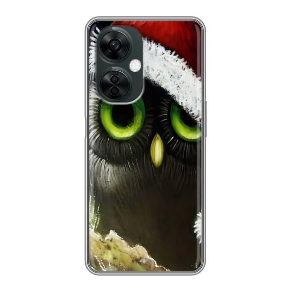 Новогодние Чехлы для ВанПлас Норд СЕ 3 Лайт (VPrint) – Новогодняя Сова