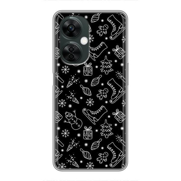 Новорічні, Святкові Чохли для OnePlus Nord CE 3 Lite - 2024 год – Новорічний фон