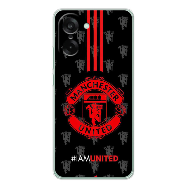 Чехол Манчестер Юнайтед для Норд СЕ 5 (AlphaPrint) – лого МЮ