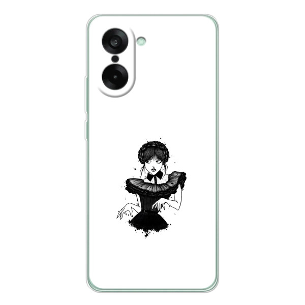 Чехлы Венсдей на OnePlus Nord CE 5 Уэнсдей (AlphaPrint) – танец Уэнздей