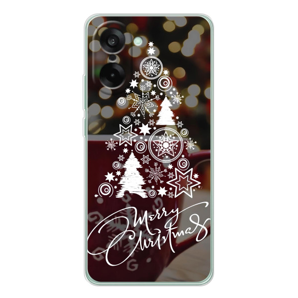 Рождественские Чехлы для OnePlus Nord CE 5 (VPrint) – Елочка узорная