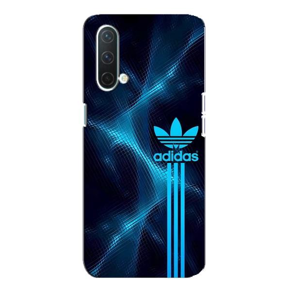 Чохли Адидас для OnePlus Nord CE 5G (AlphaPrint) – Синій Адідас