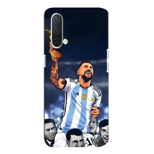 Чохли для OnePlus Nord CE 5G (Leo чемпіон) (AlphaPrint) – Мессі з кубком