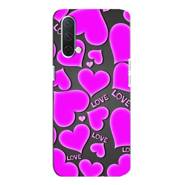 Чехлы для любимой на OnePlus Норд CE 5G (VPrint) – Pink hearts