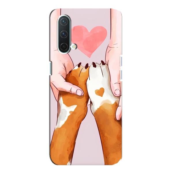 Чехлы с собаками для OnePlus Nord CE 5G (VPrint) – Любовь к собакам