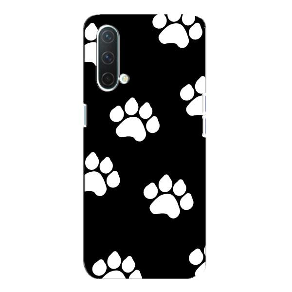 Чехлы с собаками для OnePlus Nord CE 5G (VPrint) – Следы собаки