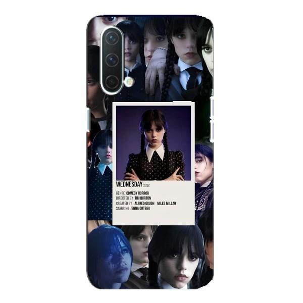 Чехлы Венсдей на OnePlus Nord CE 5G Уэнсдей (AlphaPrint) – коллаж Уэнздей