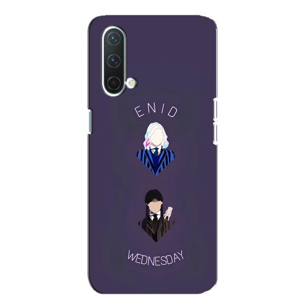 Чехлы Венсдей на OnePlus Nord CE 5G Уэнсдей (AlphaPrint) – Уэнздей и подруга