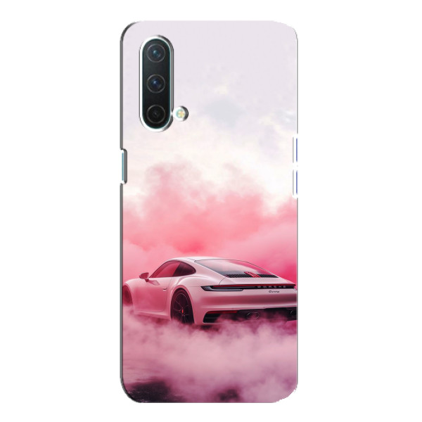 Чехол с авто Порше для OnePlus Nord CE 5G – Розовый Порше