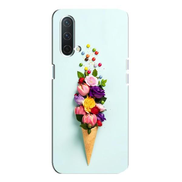 Чехлы с тематикой "ЦВЕТЫ" на OnePlus Nord CE 5G – Цветок-мороженное