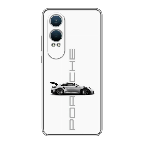 Чохол з авто Порше для OnePlus Nord CE4 Lite – білий порше