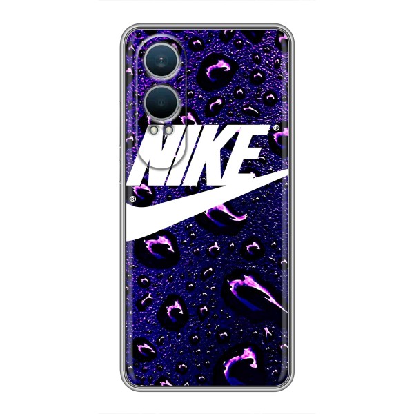Чехол с логотипом Найк на OnePlus Nord CE4 Lite – Найк на фиолетовом