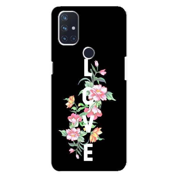 Чехлы для любимой на Норд Н10 5G (VPrint) – Цветы LOVE